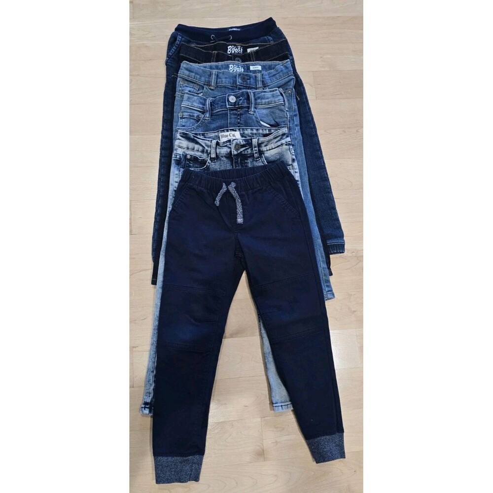 Lot Of 4 Boys Jeans/ 2 Pants 5T B'Gosh/Osh Kosh/Blue Acult/Cat And Jack/Gap